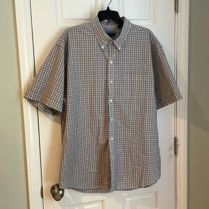 Plaid Men’s Short Sleeve Button Down